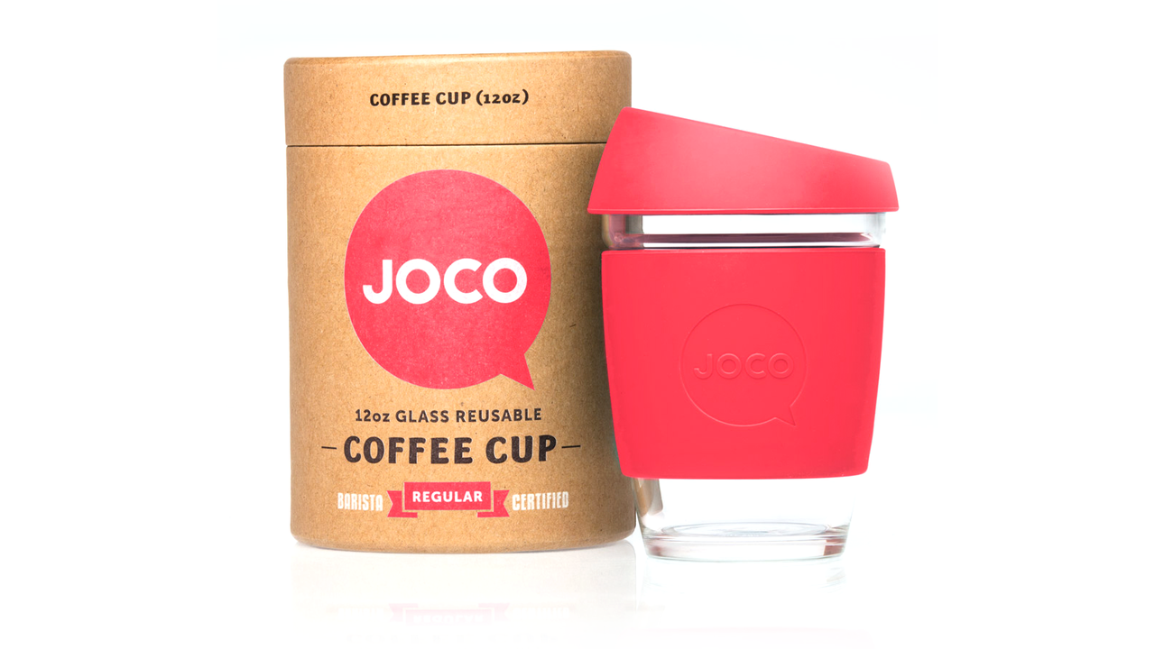 JOCO Glass Reusable Coffee Cups