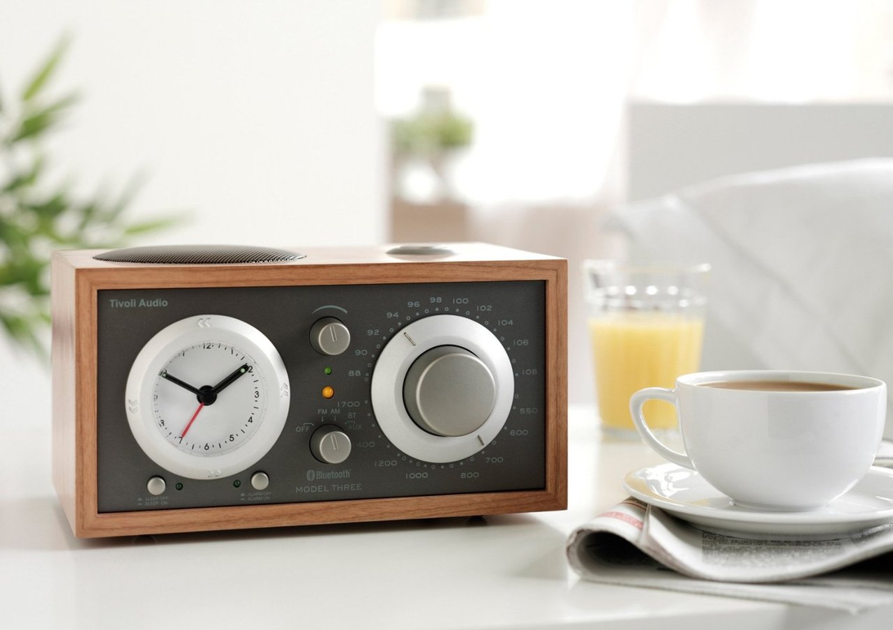 Desire This Tivoli Audio Model Three BT AM/FM/Bluetooth Clock Radio