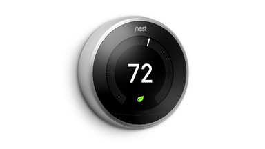 New third Generation Nest Thermostat with Slimmer Profile and Larger Screen