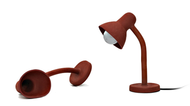 Rubber Lamp by thomas schnur 