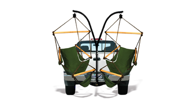 Trailer Hitch Stand and Hammock Chair Combo