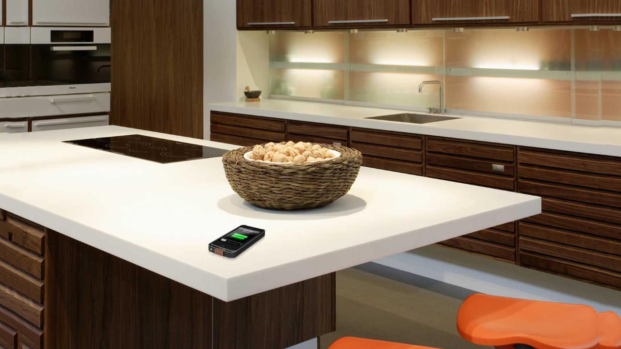 DuPont’s Wireless Charging Corian Countertop