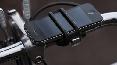 Securely Attach any Smartphone to a Bike with Handleband