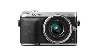 Panasonic LUMIX GX7 16.0 MP DSLM Silver Compact System Camera