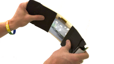 FlexCam Uses a Thin-Film Flexible OLED Color Print as a Camera Array