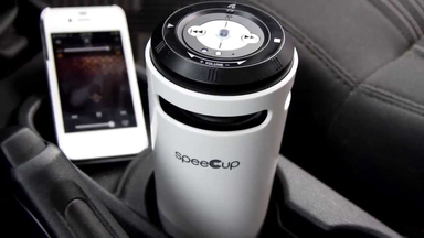 speeCup Voice Enabled Portable Bluetooth Surround Sound Speaker