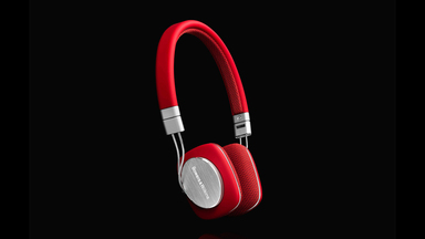 Bowers & Wilkins P3 Headphones Now in Bright Red