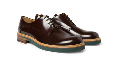 Jil Sander Patent-Leather Derby Shoes