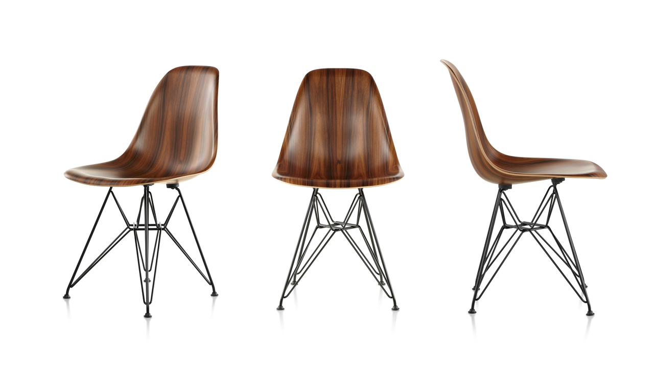 The Eames Molded Wood Chair by Herman Miller