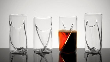Dual Beer Glass by the Pretentious Beer Glass Company
