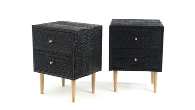 Charred Commode by MJM Furniture
