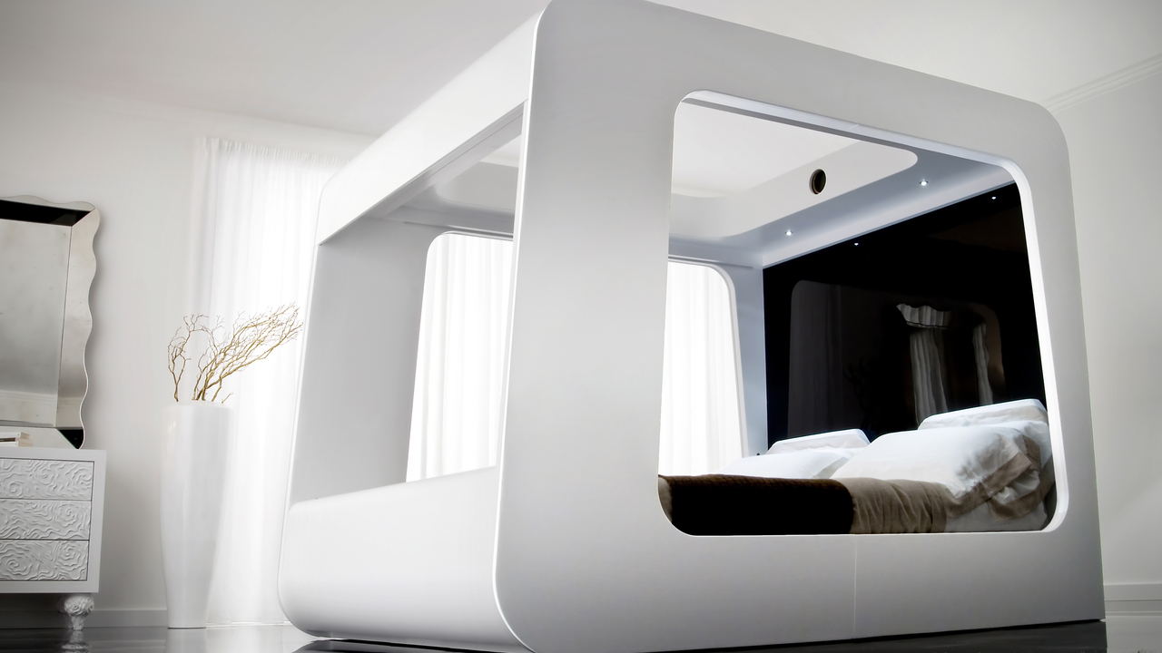 Hi-Can High Fidelity Canopy Bed with Cinema  and Xbox