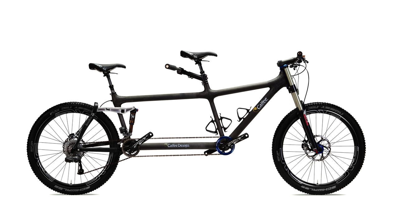 Fully Active Full Suspension Off-Road tandem by Calfee Design