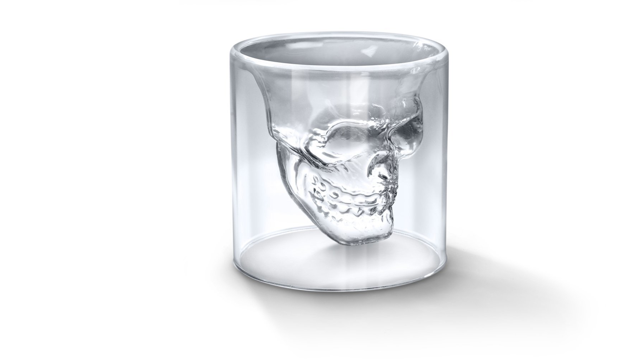 Crystal Skull Shot Glass by Fred & Friends