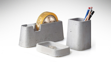 Magnus Petterson Concrete Desk Set