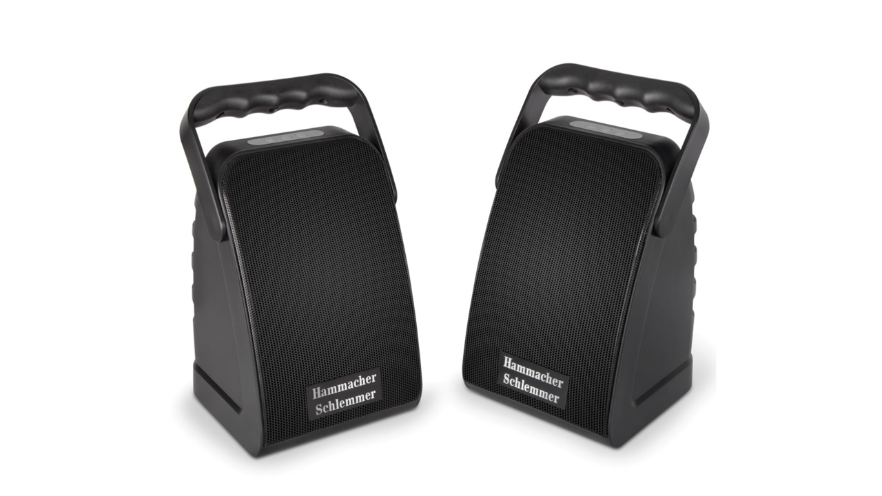 Hammacher Schlemmer Long Range Wireless Stereo Speakers