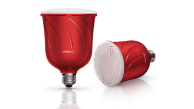 Pulse Dimmable LED Light with Wireless Bluetooth Speakers