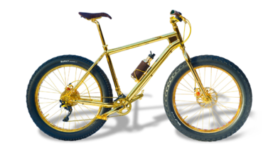 Million Dollar 24K Gold Mountain Bike