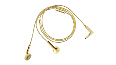 Happy Plugs: 18-Carat Gold Deluxe Earbud Edition 