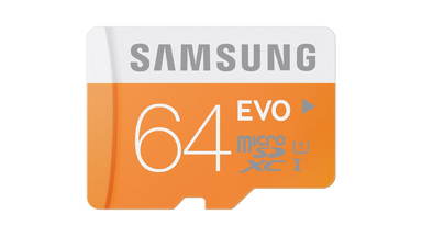 59% off Samsung 64GB EVO Class 10 Micro SDXC Card