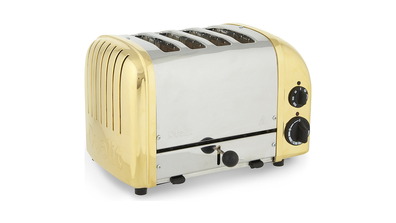 Dualit's £1,000 24-Carat Gold Plated Toaster