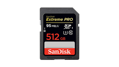SanDisk Extreme PRO UHS-I/U3 SDXC 512GB Memory Card 