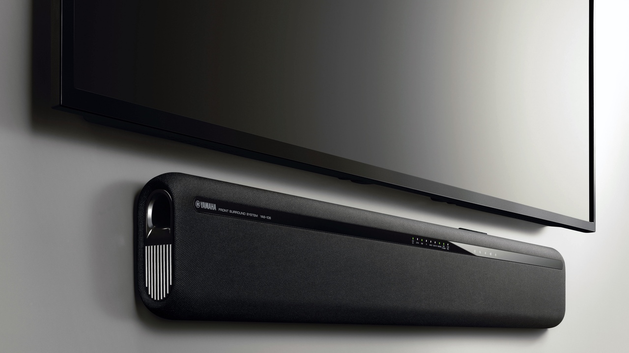 Yamaha YAS-106 Sound Bar with Dual Built-in Subwoofers 