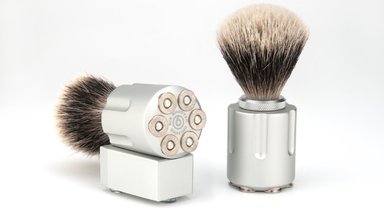 Hand Crafted Six Shooter Shave Brush