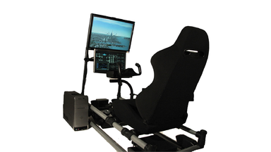 Cockpit Flight Simulator with Realistic Controls