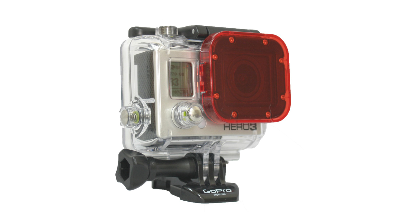 GoPro Hero3 Red Dive Filter-Snap On Accessory