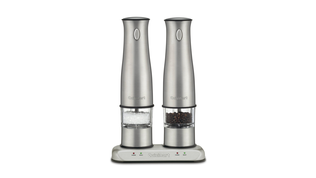 Cuisinart Stainless Steel Rechargeable Salt and Pepper Mills