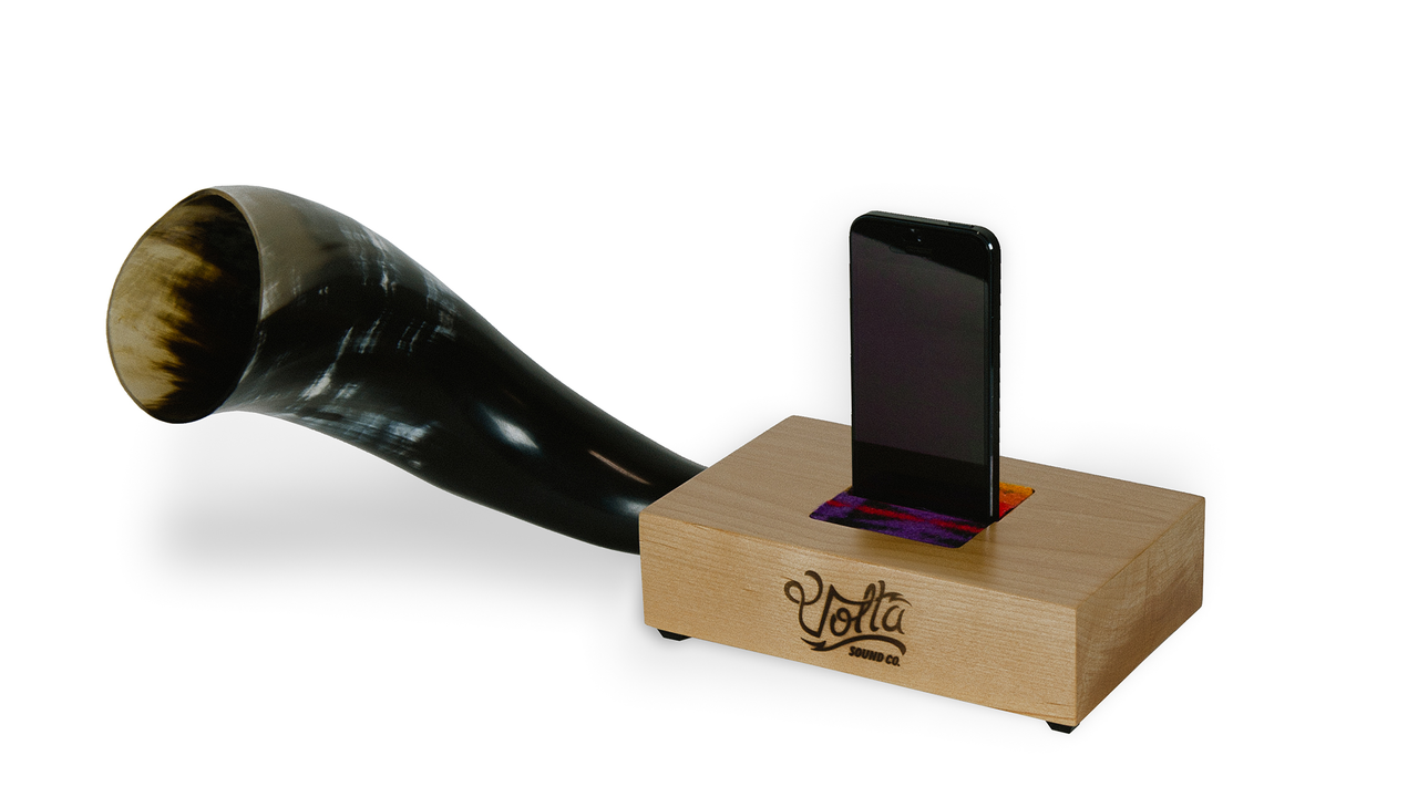 Volta Sound Block Handcrafted iPhone Amplifier