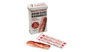 Bacon Strip Adhesive Bandages